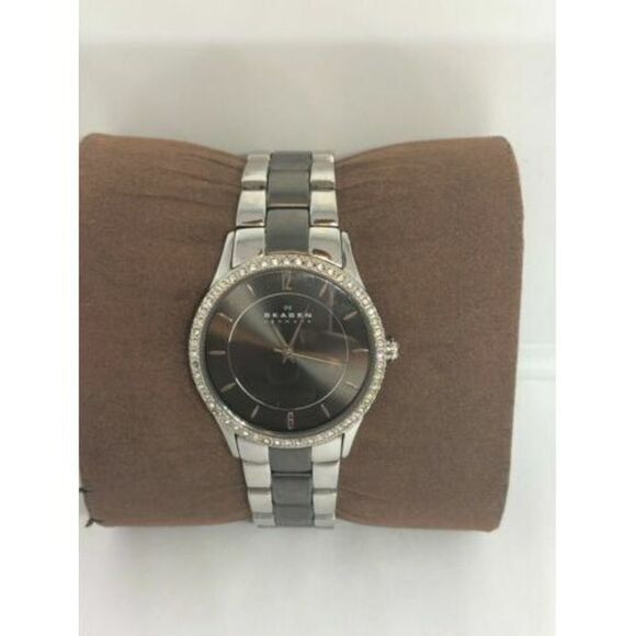 Skagen 347SSMX Women's Two-Tone Stainless Steel Analog Dial Quartz Watch Bb615 - Picture 1 of 9